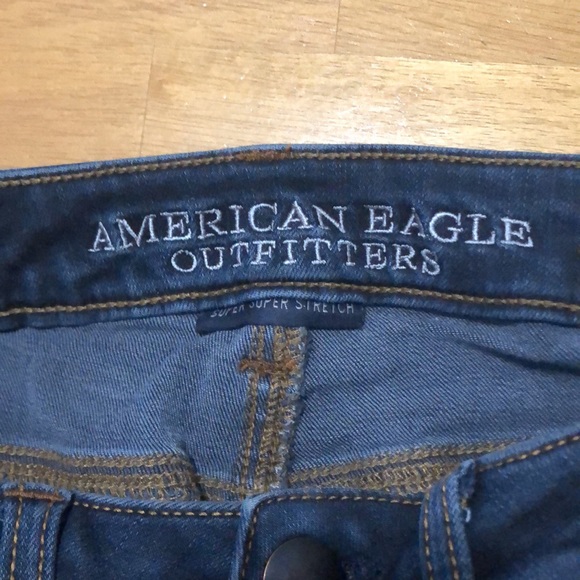 American Eagle Navy Hi-Rise Jegging 00 Short - Picture 7 of 7